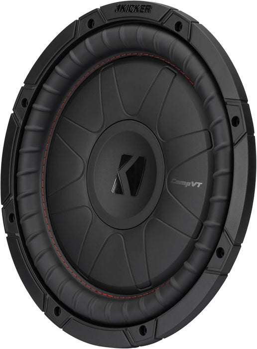 52CVT124 KICKER 12" CompVT CVT Thin Profile Subwoofer Sub 400W RMS 4 Ohm SVC