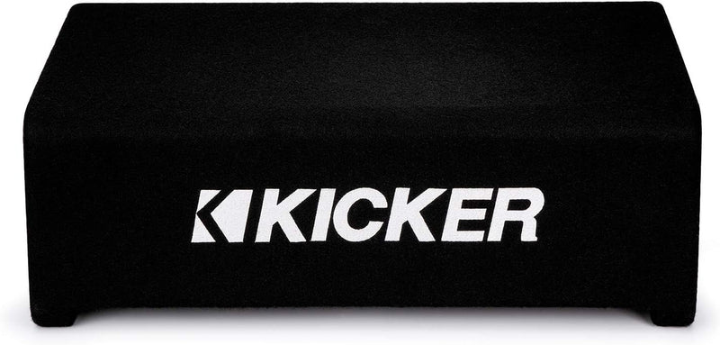 48CDF124 KICKER 12" Comp Subwoofer Single Loaded Down Firing Enclosure 150W RMS 4 Ohm