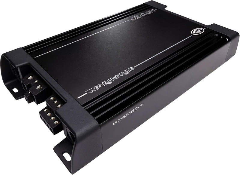 49WXA10004 KICKER Warhorse 1000.4 4ch Car Audio Amplifier Competition Class D (250Wx4 4Ω)(450Wx4 2Ω)(900Wx2 4Ω Bridged)