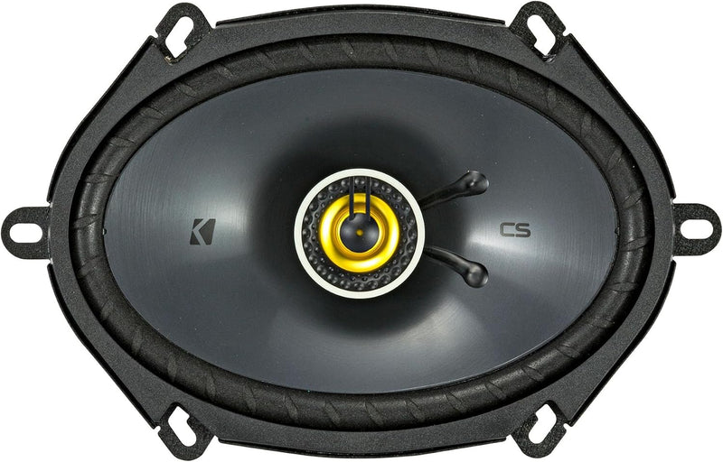 KICKER 46CSC684 CS Series 6x8" Coaxial Car Speakers  – 4 Speakers / 2 Pairs