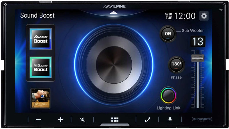 iLX-W670-M Alpine 7" Digital Multimedia Receiver with SWC Adapter, Shallow Chassis Double-Din Touchscreen Head Unit with CarPlay and Android Auto, iDatalink Maestro Compatible