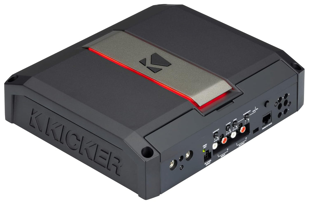 51LX8501 KICKER LX-Series 850.1 Premium Mono Class D Car Audio Subwoofer Amplifier 850W RMS 1 Ohm Stable