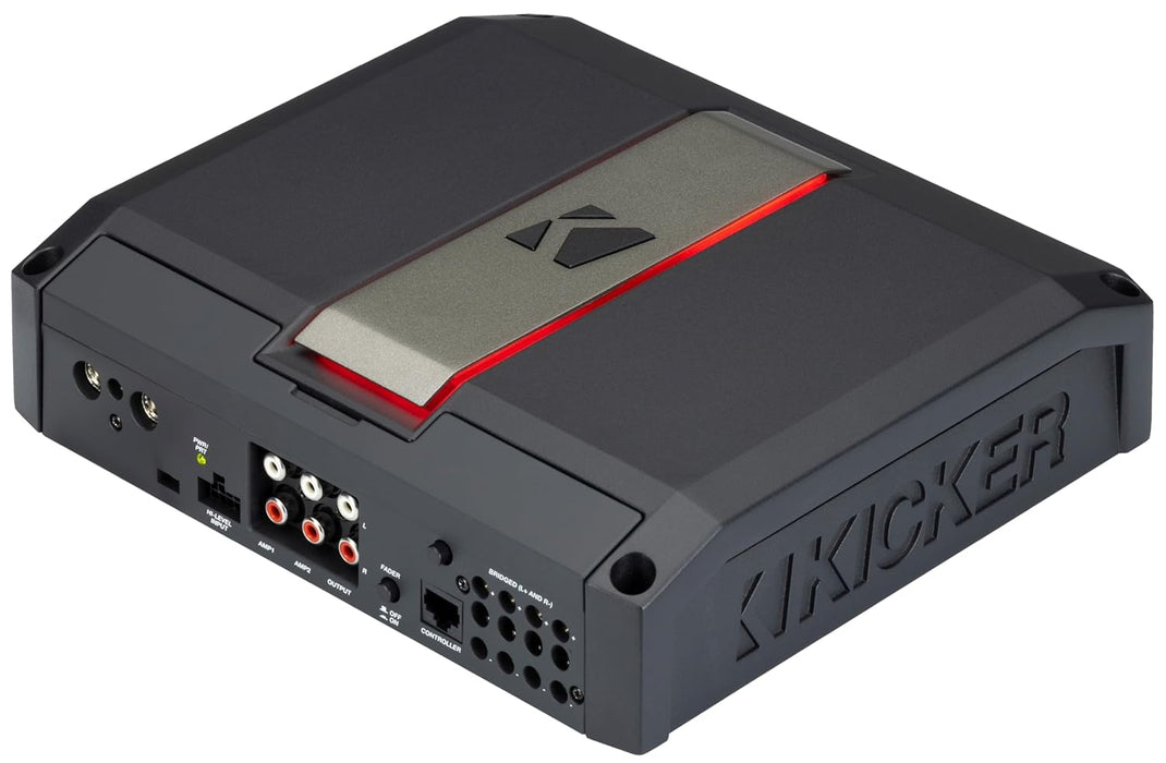 51LX5004 KICKER LX-Series 500.4 Premium 4-Channel Car Audio Amplifier 125Wx4 4 Ohm, 225Wx4 2 Ohm