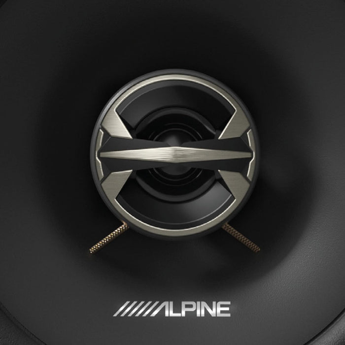 EL-E65-G Alpine EL-Series 6.5" 6 1/2 inch 2-Way Coaxial Speakers 40W RMS 4 Ohm Car Audio (Pair)