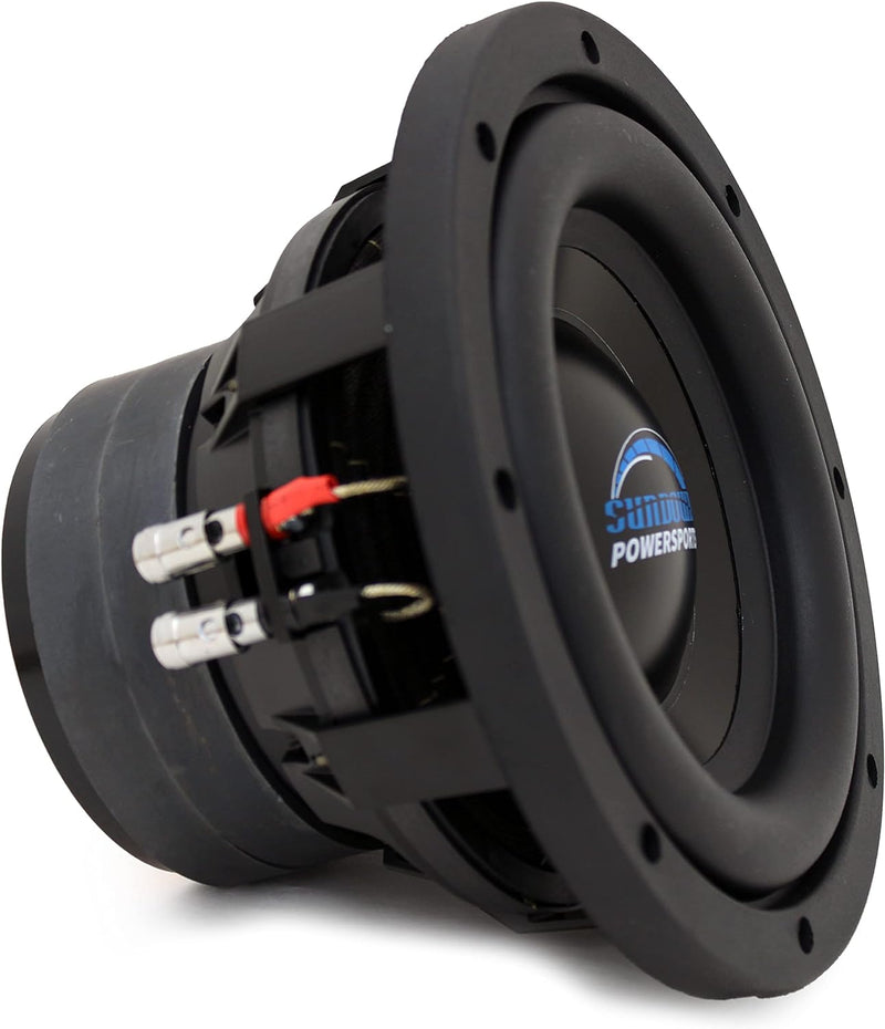 PS-PSE8 Sundown Audio 8" inch Powersports Subwoofer Sub 250W RMS for Polaris Motorcycle ATV UTV RZR (4 Ohm DVC)