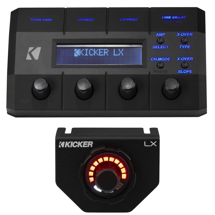 51LX12005 KICKER LX-Series 1200.5 Premium 5-Channel Car Audio Amplifier 125Wx4 4 Ohm, 175Wx4 2 Ohm + Mono 500W 2 Ohm, 700W 1 Ohm