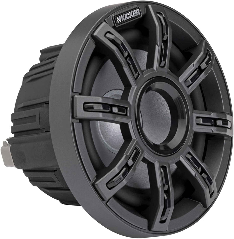 51MSS65 KICKER Premium 6.5" Marine Component 2-Way Waterproof Speakers w/LED's MSS65 100W RMS 4 Ohm (Pair)