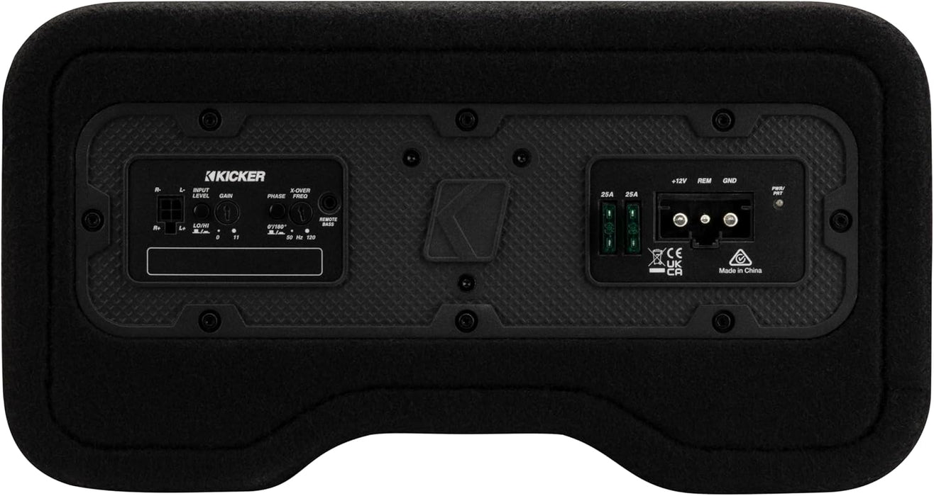 53PL7TDF12 KICKER Powered 12" L7T Subwoofer 600W RMS Powered Down Firing Loaded Enclosure