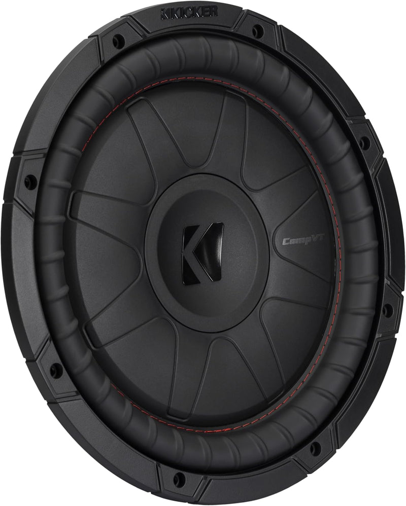52CVT124 KICKER 12" CompVT CVT Thin Profile Subwoofer Sub 400W RMS 4 Ohm SVC