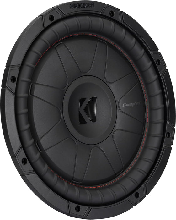 52CVT124 KICKER 12" CompVT CVT Thin Profile Subwoofer Sub 400W RMS 4 Ohm SVC