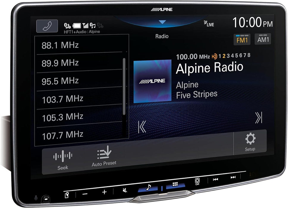iLX-F511 Alpine Halo11 Multimedia Receiver 11” Floating HD Touchscreen Display Hi-Res Audio Head Unit with Wireless CarPlay and Wireless Android Auto HDMI iDatalink Maestro