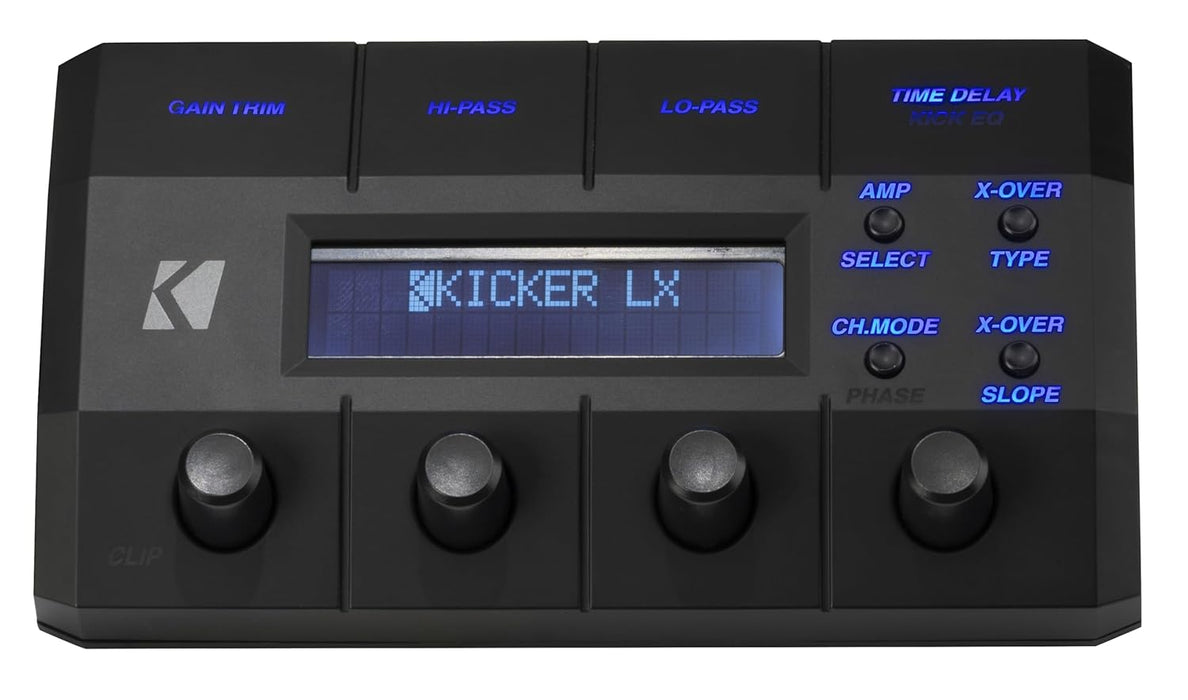 51LX5004 KICKER LX-Series 500.4 Premium 4-Channel Car Audio Amplifier 125Wx4 4 Ohm, 225Wx4 2 Ohm