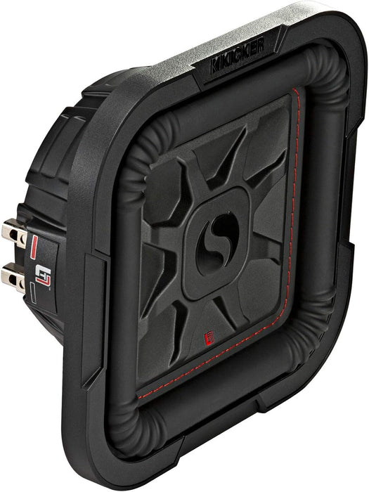 46L7T82 KICKER 8" L7T Thin Solo-Baric Square Subwoofer Sub 350W RMS 2 Ohm DVC