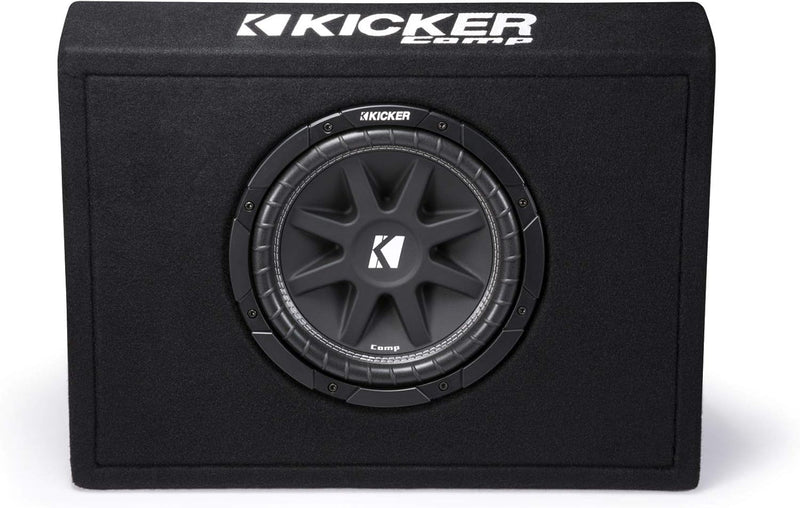 43TC104 KICKER 10" Comp Subwoofer Single Loaded Enclosure Ported 150W RMS 4 Ohm