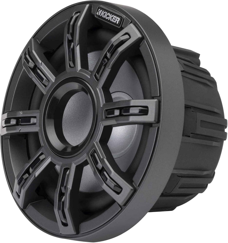 51MSS65 KICKER Premium 6.5" Marine Component 2-Way Waterproof Speakers w/LED's MSS65 100W RMS 4 Ohm (Pair)
