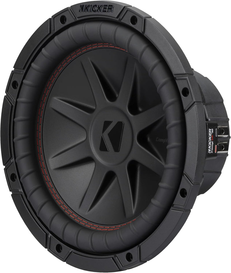 52CVR104 KICKER 10" CompVR Subwoofer Sub 375W RMS 4 Ohm DVC