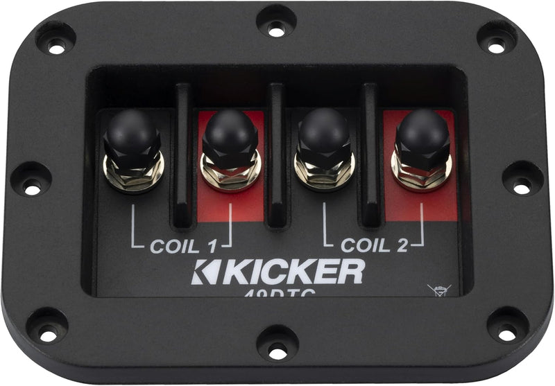 49DTC KICKER Dual Terminal Cup for High Powered Speaker Systems and Enclosures