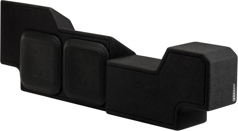 51K5RDL7T102 KICKER RAM 5th Gen Truck Specific Dual 10" L7T Loaded Up Firing Enclosure 1000W RMS 2 Ohm