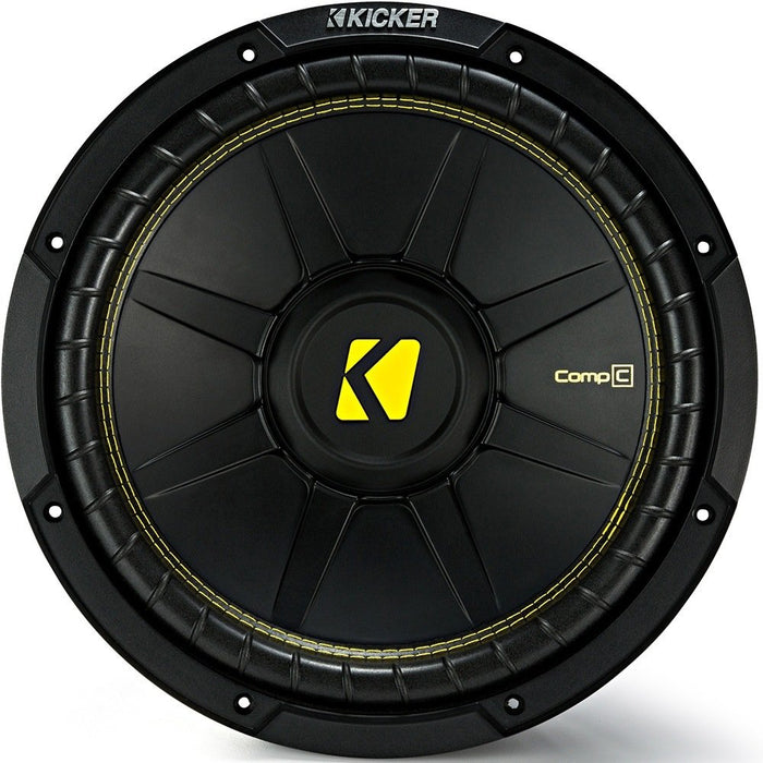 44CWCD124 KICKER 12" CompC Subwoofer Sub 300W RMS 4 Ohm DVC