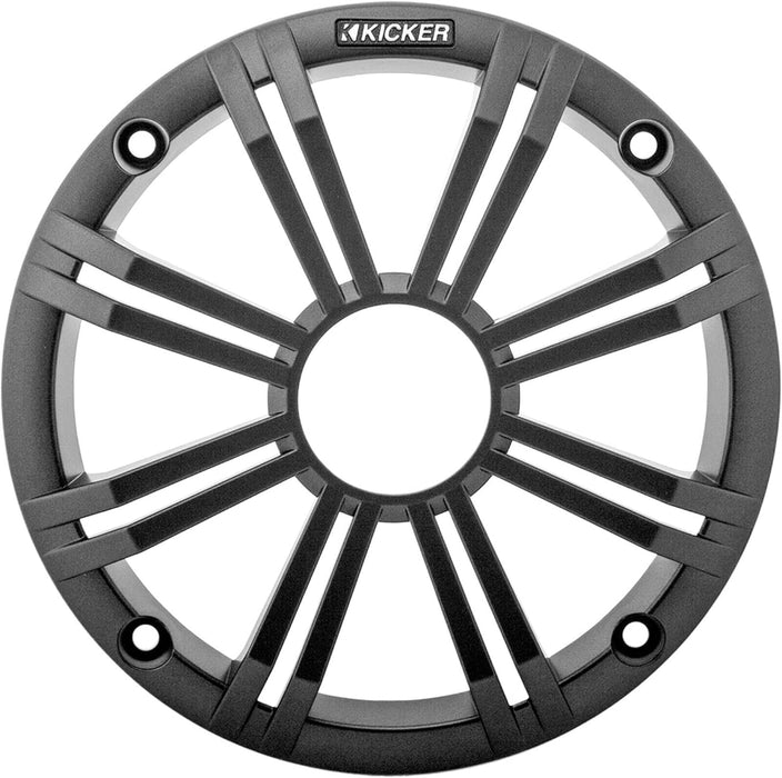45BKMG6C KICKER KM Series 6.5" Marine OEM Speaker Grille Only - Charcoal (Single)