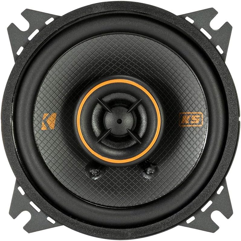 51KSC404 KICKER KS Series 4" Inch Coaxial 2 Way Speakers 75W RMS 4 Ohm Car Audio (Pair)