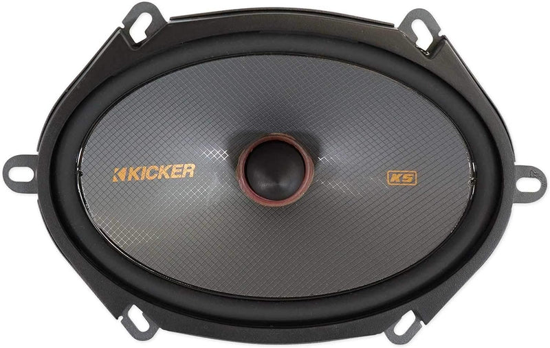 51KSS6804 KICKER KS Series 6x8" Inch Component Speakers 1" Inch Tweeters 125W RMS Car Audio 4 Ohm (Pair)