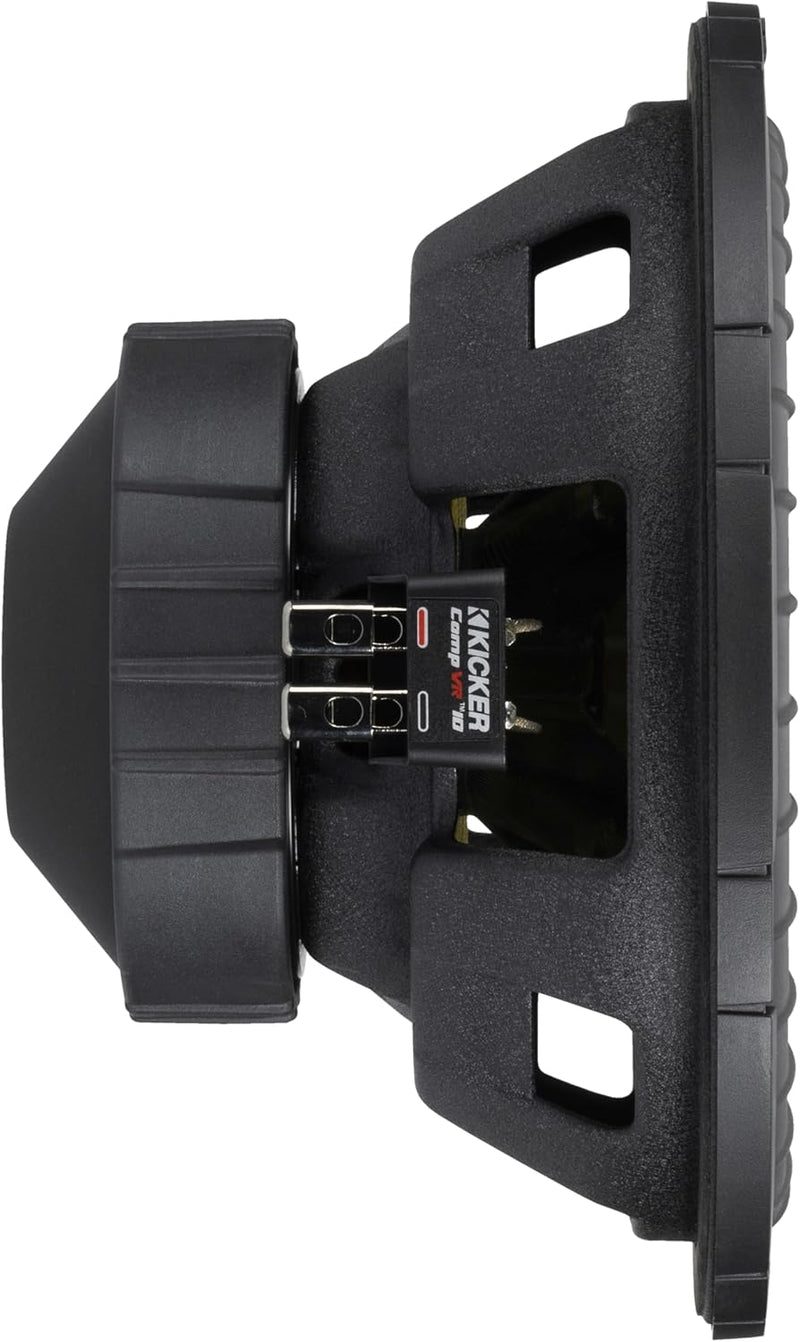 52CVR104 KICKER 10" CompVR Subwoofer Sub 375W RMS 4 Ohm DVC