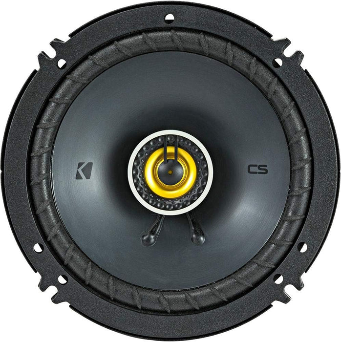KICKER CS Speaker Bundle 6.5" & 4x6" 2-Way Car Audio Speakers Package | 46CSC654 + 46CSC464