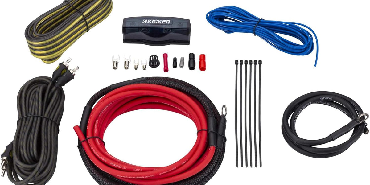 47VK8 KICKER VK8 Gauge 8 AWG Value Complete Amplifier Amp