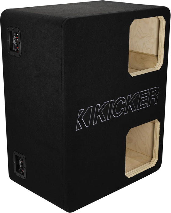 49DUL7X12 KICKER Solo-X 12" L7X Dual Subwoofer Unloaded Enclosure Ported Box