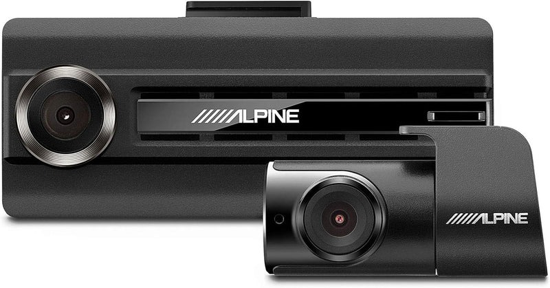 DVR-C310R Alpine Premium 1080P Dash Camera Bundle (Front & Rear) with Impact Recording
