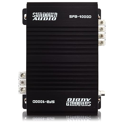 SFB-1000Dv2 Sundown Audio SFB Series 1000Dv2 Full Range Monoblock Amplifier 1000W RMS 1 OHM Stable