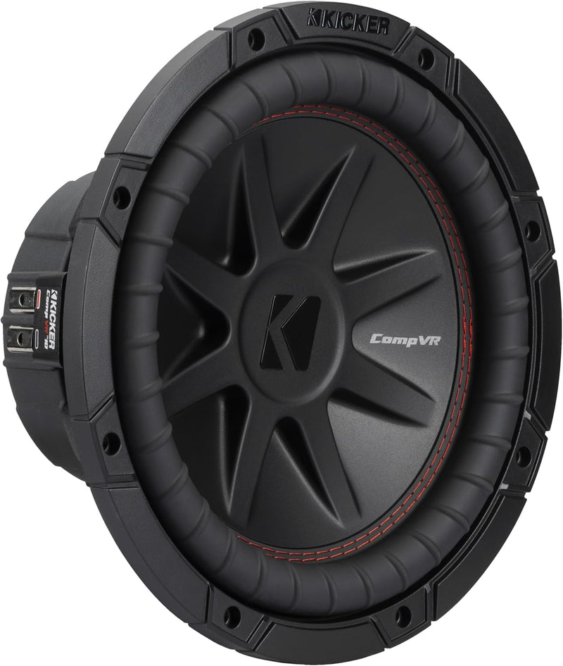52CVR104 KICKER 10" CompVR Subwoofer Sub 375W RMS 4 Ohm DVC