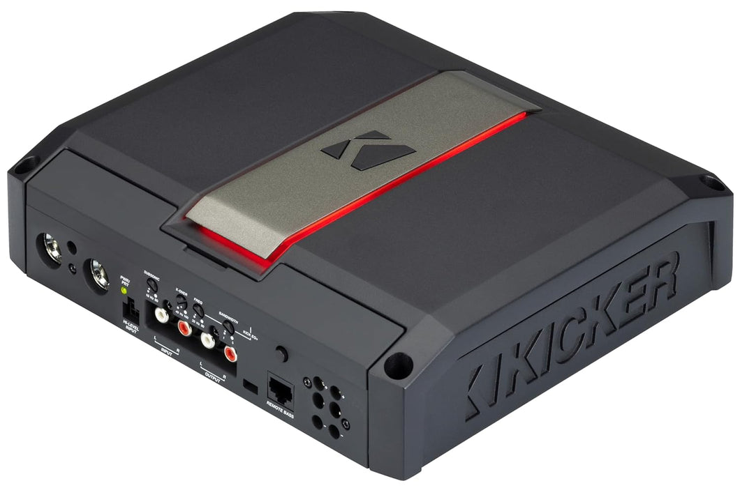 51LX12501 KICKER LX-Series 1250.1 Premium Mono Class D Car Audio Subwoofer Amplifier 1250W RMS 1 Ohm Stable