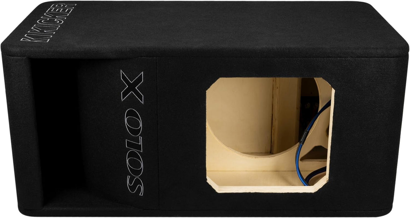 49VUL7X12 KICKER Solo-X 12" L7X Single Subwoofer Unloaded Enclosure Ported Box