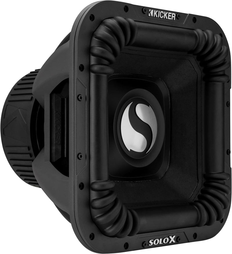 49L7X151 KICKER Solo-X 15" L7X High Excursion SPL Competition Square Subwoofer Sub 2000W RMS 1 Ohm DVC