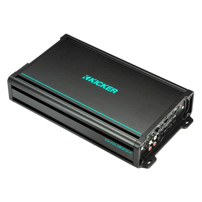 48KMA3604 KICKER KMA Series KMA360.4 360W RMS 4x90W 4-Channel Full Range Marine Amplifier