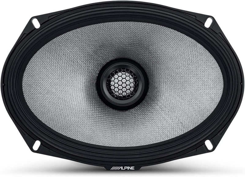 R2-S69 Alpine R-Series 6x9" High-Resolution Coaxial 2-Way Speakers 100W RMS 4 Ohm Car Audio (Pair)