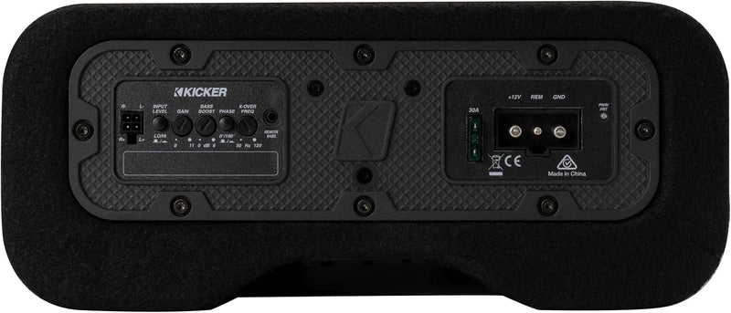 51PTRTP10 KICKER Powered 10" Subwoofer 400W RMS Powered Down Firing Loaded Enclosure