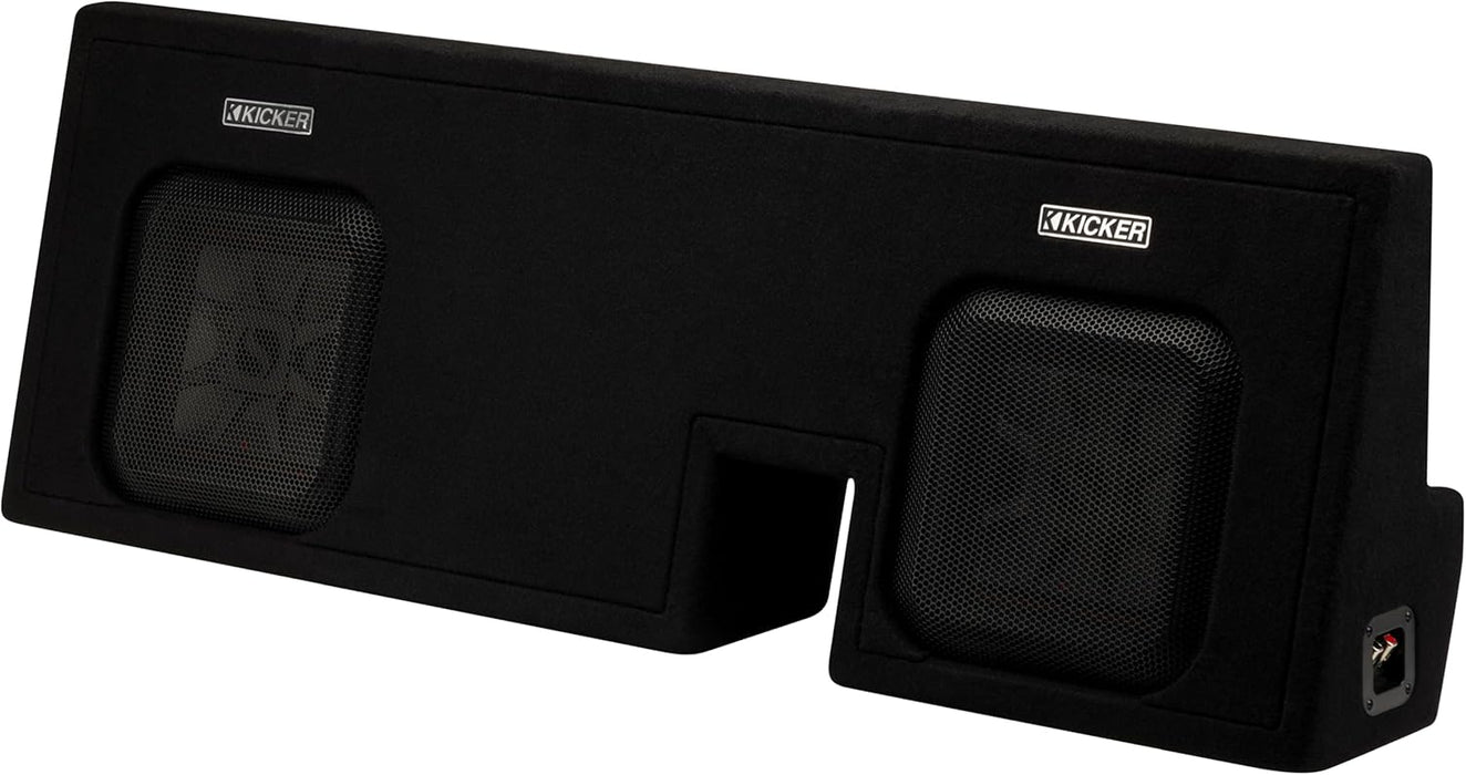 51KTDL7T102 KICKER Tacoma Truck Specific Dual 10" L7T Loaded Enclosure 1000W RMS 2 Ohm