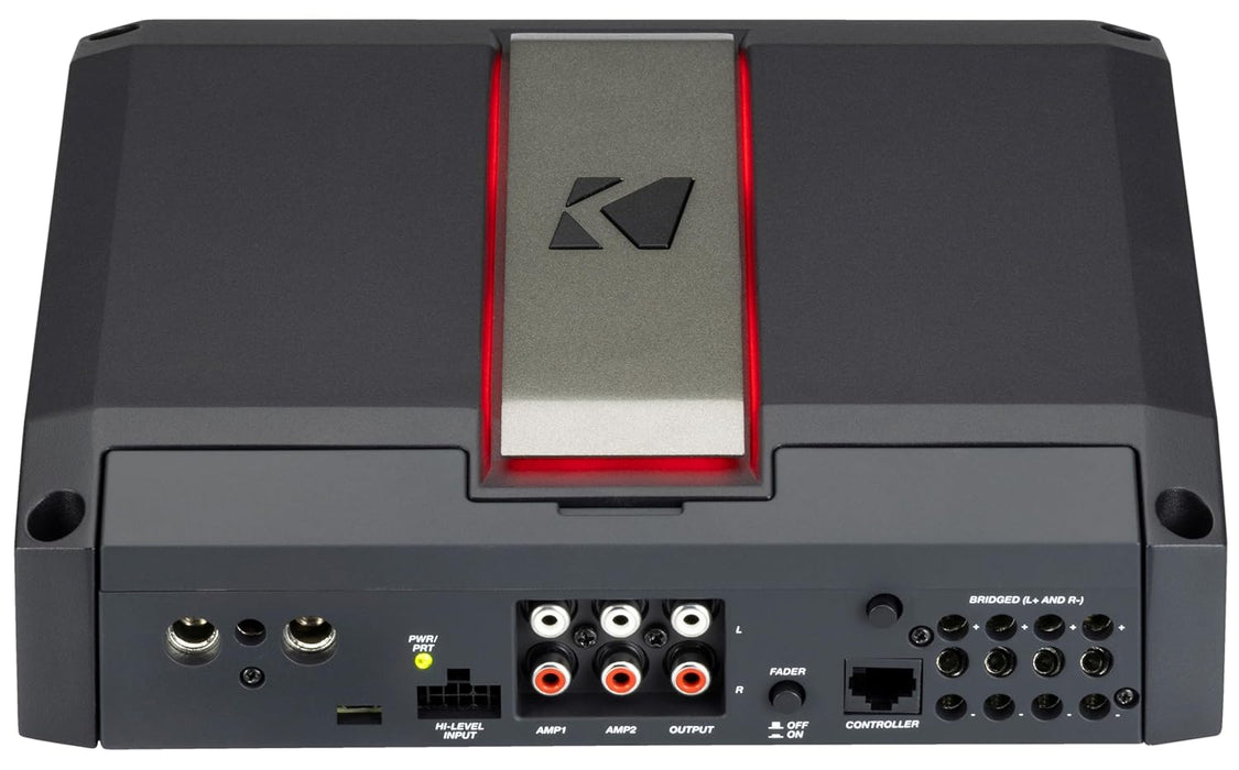 51LX5004 KICKER LX-Series 500.4 Premium 4-Channel Car Audio Amplifier 125Wx4 4 Ohm, 225Wx4 2 Ohm