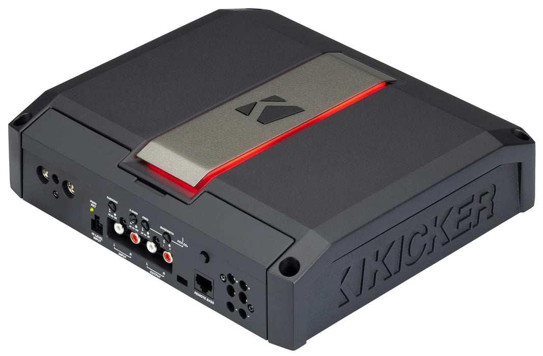 51LX8501 KICKER LX-Series 850.1 Premium Mono Class D Car Audio Subwoofer Amplifier 850W RMS 1 Ohm Stable