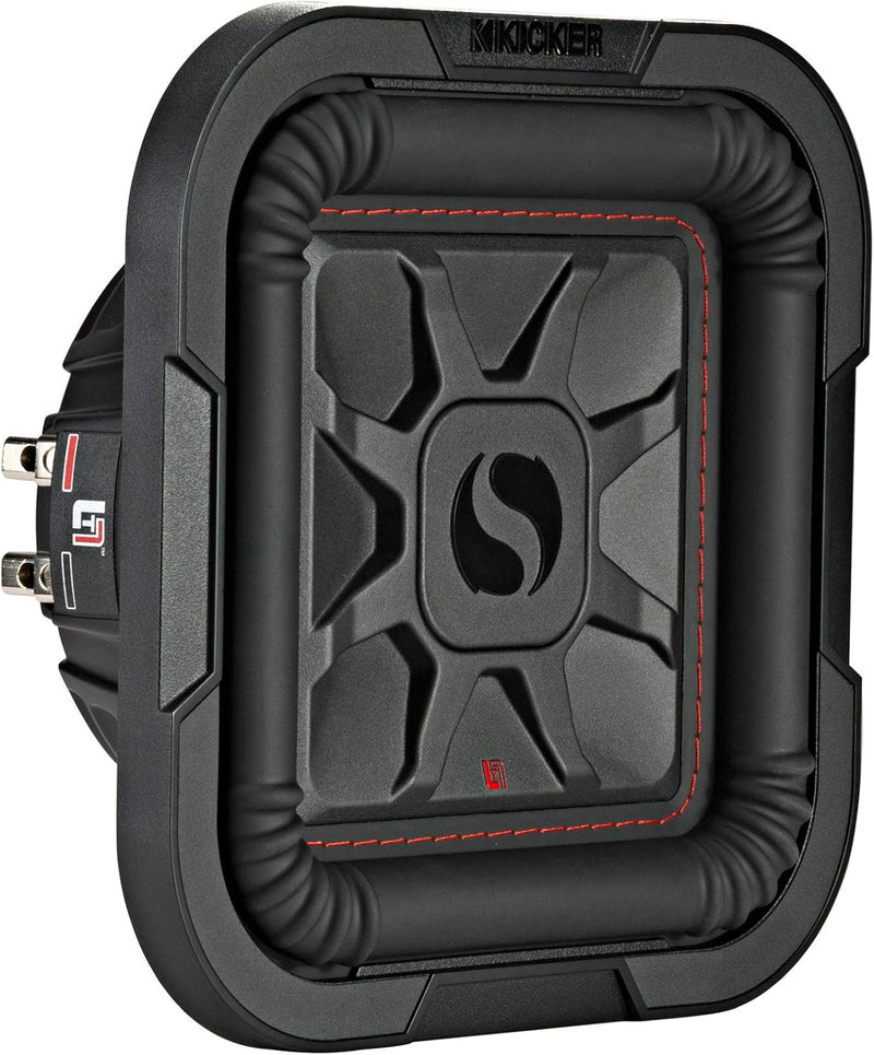 46L7T82 KICKER 8" L7T Thin Solo-Baric Square Subwoofer Sub 350W RMS 2 Ohm DVC