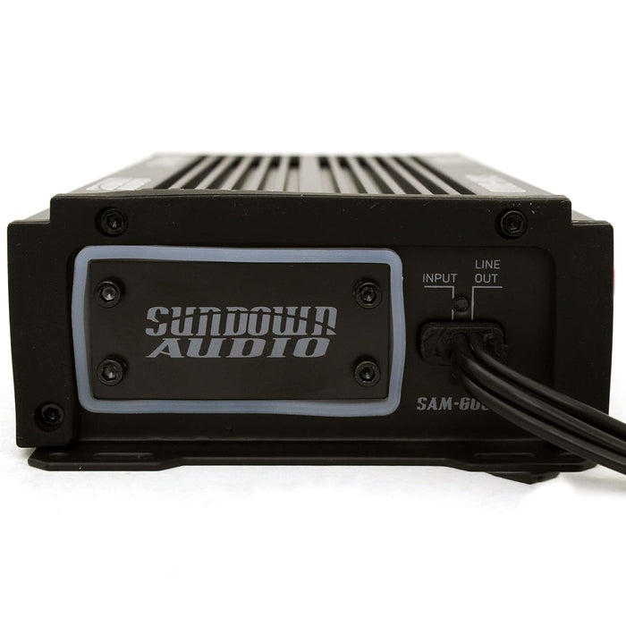 PS-SAMv2600 Sundown Audio Marine Powersports SAMv.2 600D Micro Subwoofer Mono Class D Amplifier 600W RMS 1 Ohm Waterproof IP67