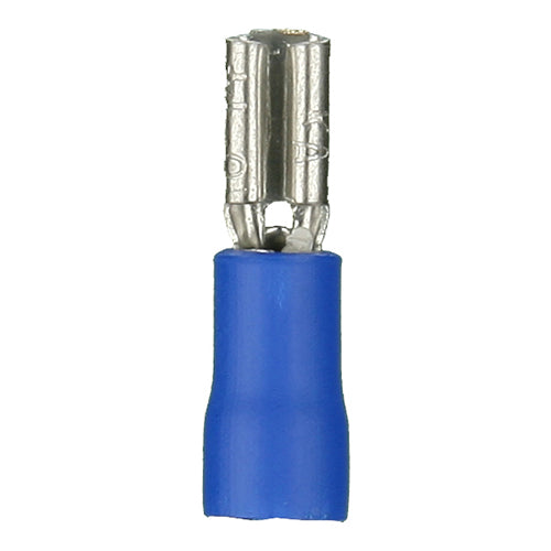 BVFD110 METRA Blue Vinyl .110 Female Quick Disconnect for 16-14 Gauge Wire (Each)