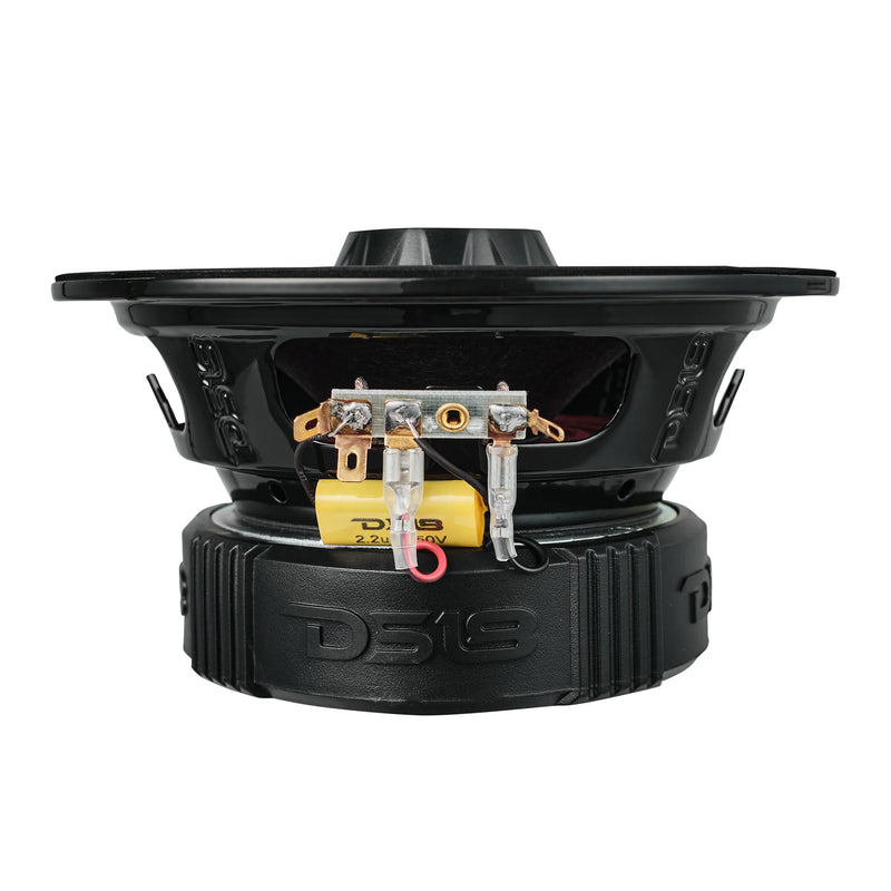 PRO-ZT6 DS18 6.5" Pro Audio Midrange Speaker with Built-In Bullet Tweeter 225W RMS 450W Max 4 Ohm Water-Resistant Coaxial Loudspeaker (Single Speaker)