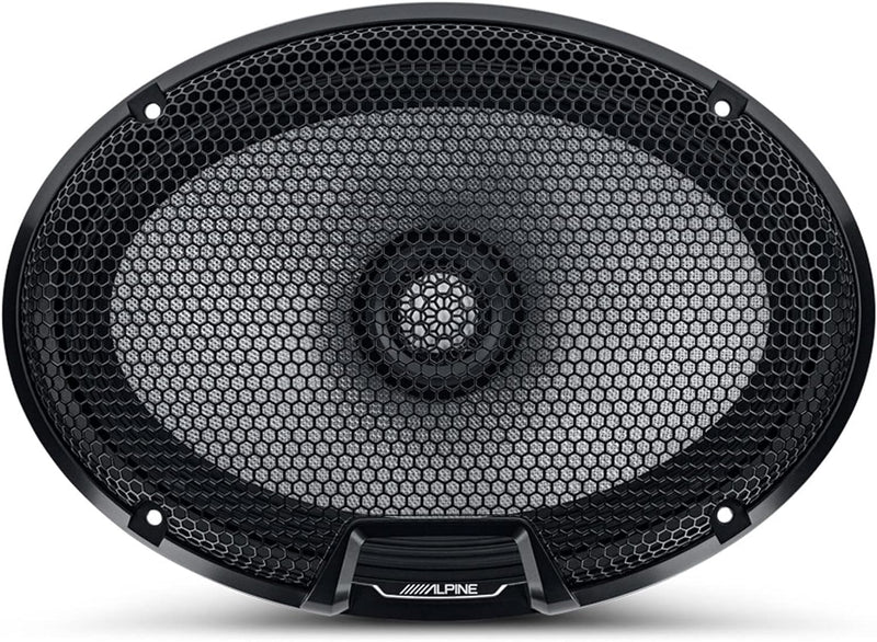 R2-S69 Alpine R-Series 6x9" High-Resolution Coaxial 2-Way Speakers 100W RMS 4 Ohm Car Audio (Pair)