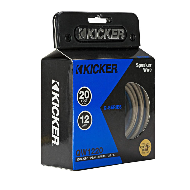 46QW1220 KICKER Q-Series 12 Gauge OFC Speaker Wire 20ft 12GA