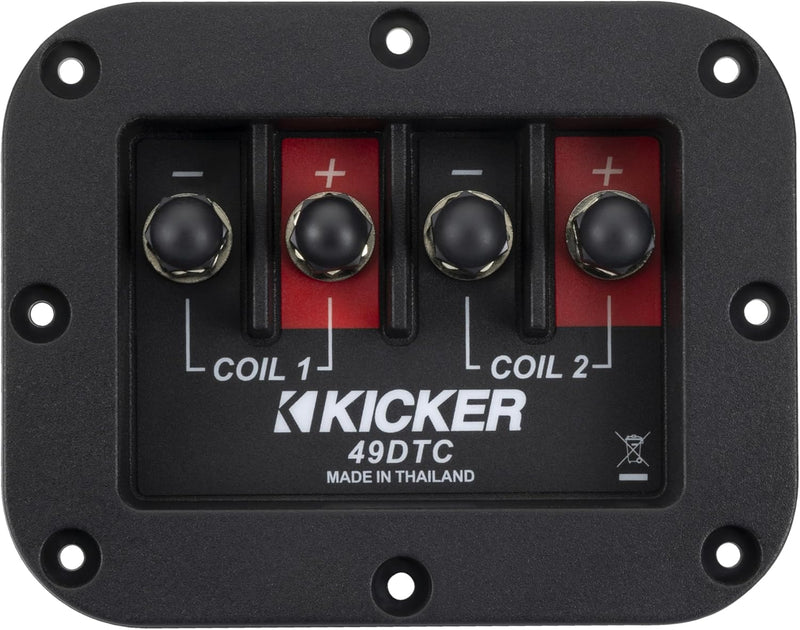 49DTC KICKER Dual Terminal Cup for High Powered Speaker Systems and Enclosures