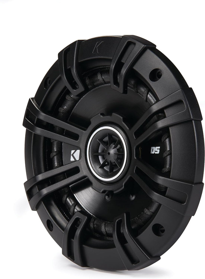 43DSC504 KICKER DS Series 5.25" 5 1/4" Coaxial 2 Way Speakers Factory Upgrade 50W RMS 200W Peak 4 Ohm Car Audio (Pair)
